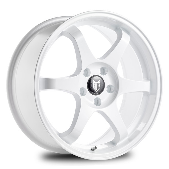 FOX PF5 17x7.5 ET40 4x108 GLOSS WHITE (Load 690kg) FXPF5H7470W