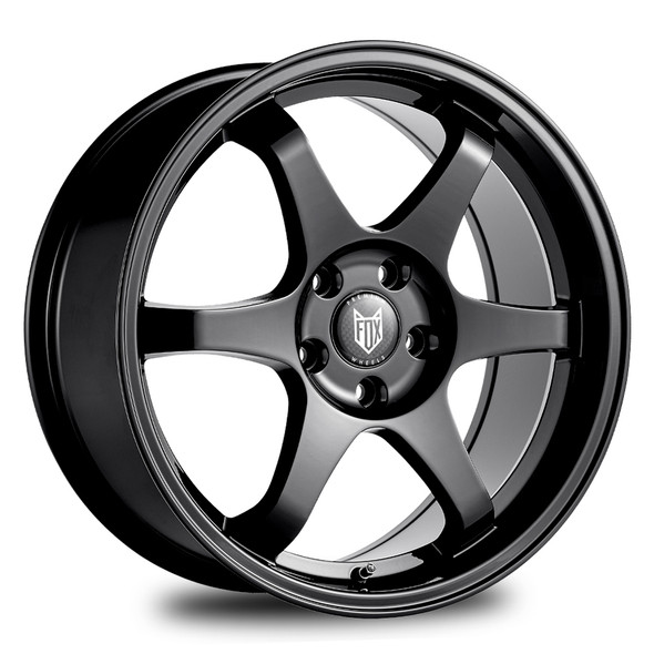 FOX PF5 18x8 ET42 5x108 GLOSS BLACK (Load 735kg) FXPF5I8477B
