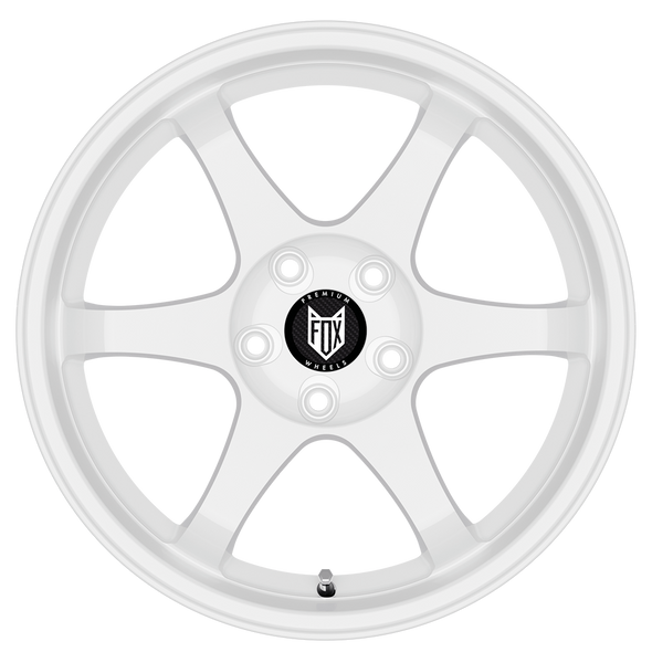 FOX PF5 18x8 ET42 5x112 GLOSS WHITE (Load 735kg) FXPF5I8490W