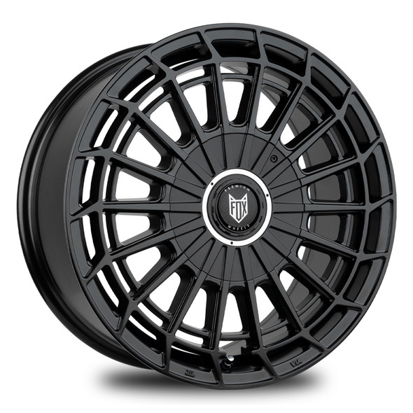FOX WX1 18x8 ET45 6x120 SATIN BLACK (Load 1050kg) FXWX1I8421SB