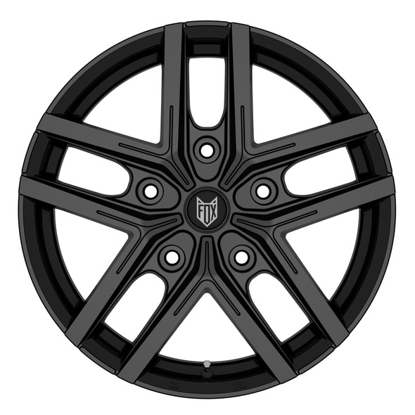 FOX WX5 16x6.5 ET42 5x108 GLOSS BLACK (Load 1250kg) FXWX5F6477B