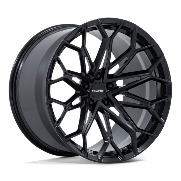 Niche NC600 MANTA 19x10 ET35 5x120.65 70.30mm MATTE BLACK (Load Rated 726kg)