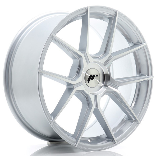 JR Wheels JR30 18x8.5 ET45 5x112 72.6mm Silver Machined