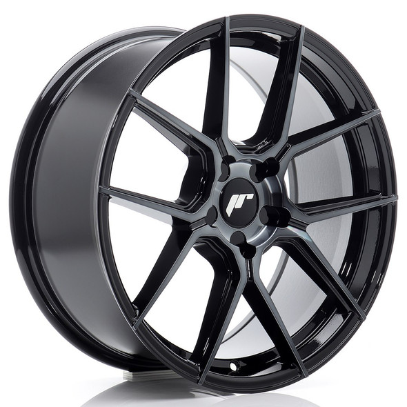 JR Wheels JR30 18x8.5 ET41 5x120 72.6mm Black Machined