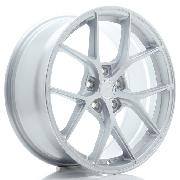 JR Wheels SL01 18x8.5 ET40 5x120 72.6mm Matt Silver - SL011885F15I4072MS1