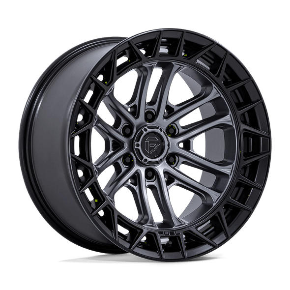 Fuel FC874 CELSIUS 20x9 ET1 6x139.7 106.10mm MATTE GUNMETAL W/ MATTE BLACK LIP (Load Rated 1134kg)