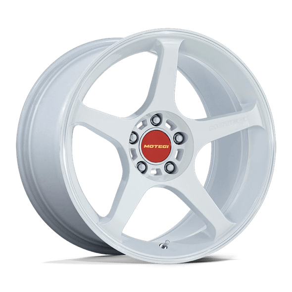 Motegi Racing MR159 BATTLE V 18x10.5 ET25 5x120 74.10mm MATSURI WHITE PEARL W/ MACHINED LIP STRIPE (Load Rated 707kg)
