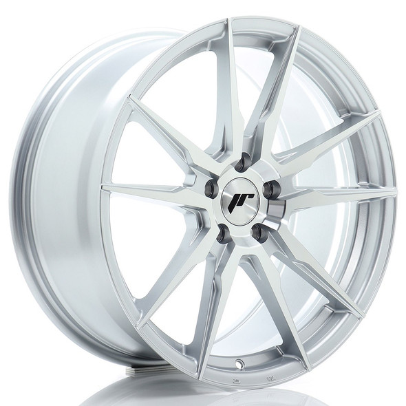 JR Wheels JR21 19x8.5 ET35 5x112 66.6mm Silver Machined Face