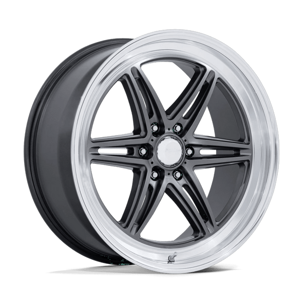 American Racing AR953 GROOVE 6 DRAG 20x9.5 ET25 6x139.7 78.10mm ANTHRACITE W/ DIAMOND CUT LIP (Load Rated 1134kg)