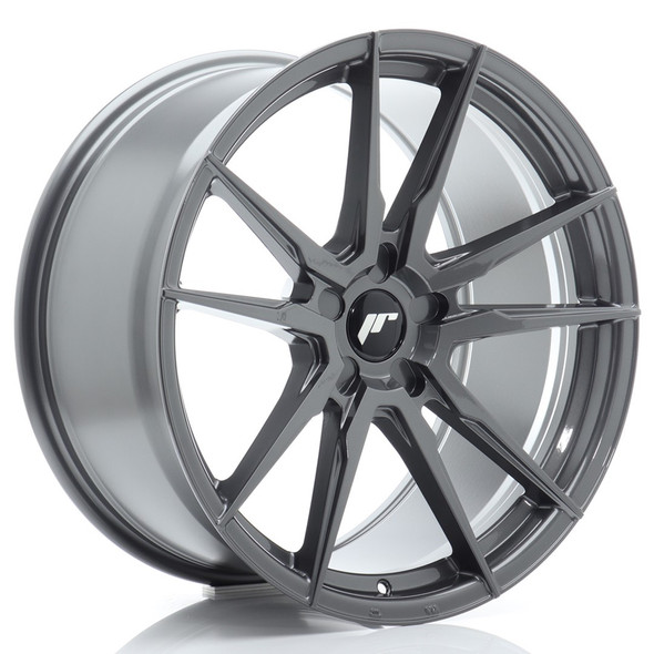 JR Wheels JR21 20x10 ET40 5x112 72.6mm Hyper Gray