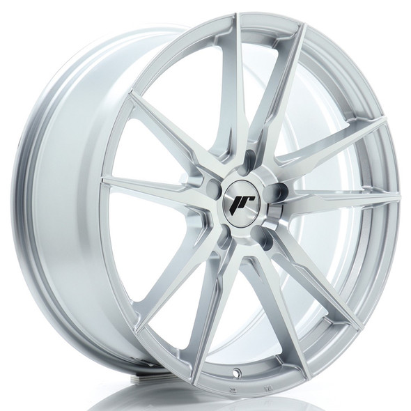 JR Wheels JR21 20x8.5 ET35 5x120 72.6mm Silver Machined