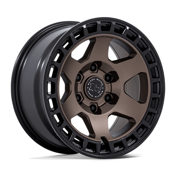 Black Rhino BR022 BAHARI 18x8 ET45 6x120 74.60mm BURNT BRONZE W/ MATTE BLACK LIP (Load Rated 1202kg)
