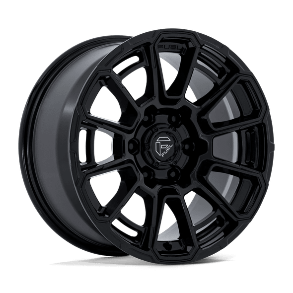 Fuel FC910 FOXHOUND 18x9 ET1 6x139.7 106.10mm GLOSS BLACK (Load Rated 1202kg)