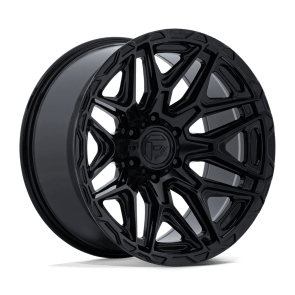 Fuel FC885 INJECTOR 20x9 ET1 8x180 124.20mm GLOSS BLACK (Load Rated 1678kg)