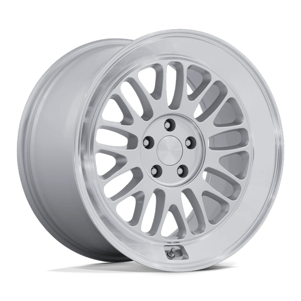 Rotiform RC214 SCP 18x10.5 ET35 5x114.3 72.56mm GLOSS SILVER W/ DIAMOND CUT LIP (Load Rated 612kg)