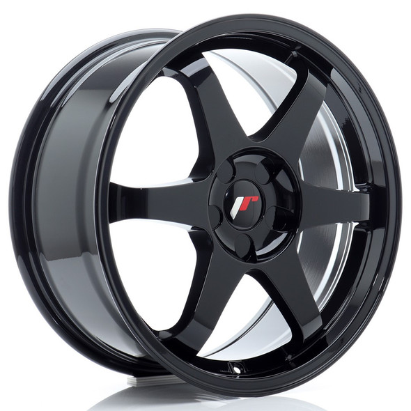 JR Wheels JR3 18x8 ET40 5x112 72.6mm Gloss Black