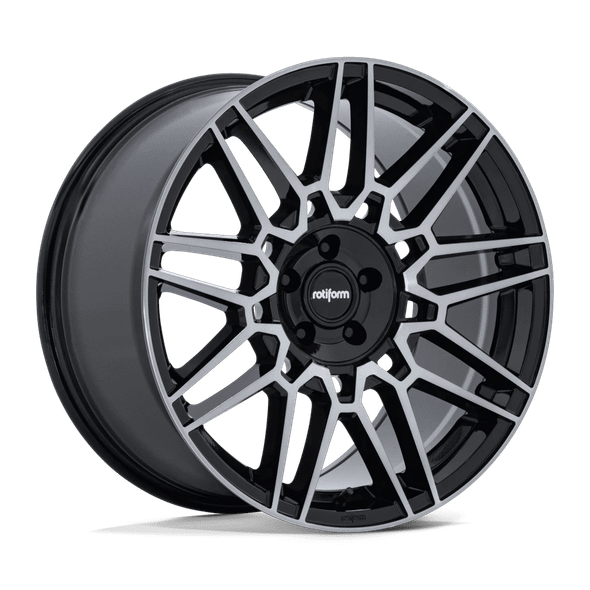 Rotiform RC215 TDX 19x10.5 ET35 5x112 66.56mm GLOSS BLACK DOUBLE DARK TINT (Load Rated 612kg)
