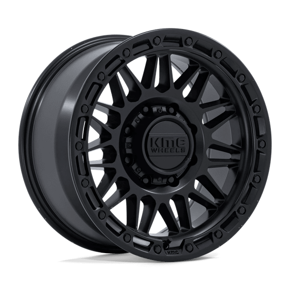 KMC KM555 ATTACK 18x9 ET18 8x165.1 125.10mm MATTE BLACK (Load Rated 1678kg)