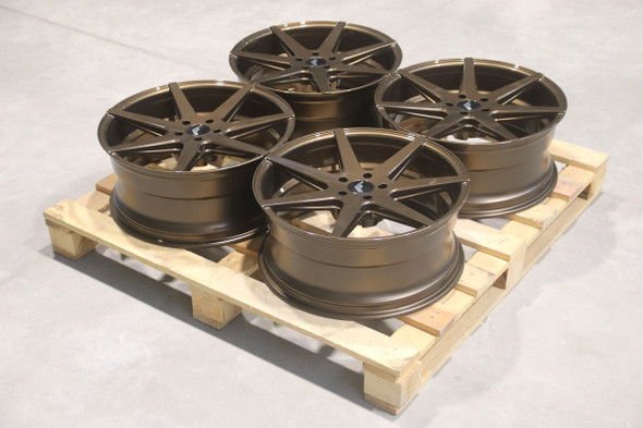 Set of JR20 20x8.5 ET20 5x112 74.1mm Gloss Bronze