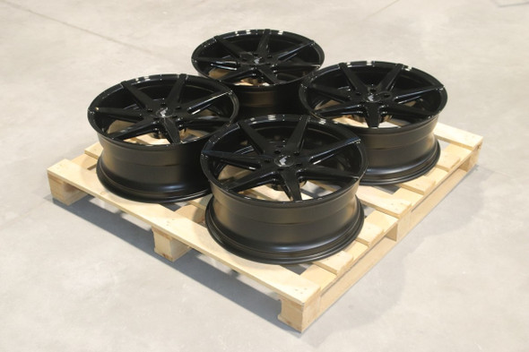 Set of JR20 20x8.5 ET27 5x112 74.1mm Gloss Black