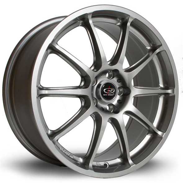 Rota Gra 17x7.5 ET48 5x100 Steelgrey (GRA17517O1P48PCSG0730) www.srbpower.com