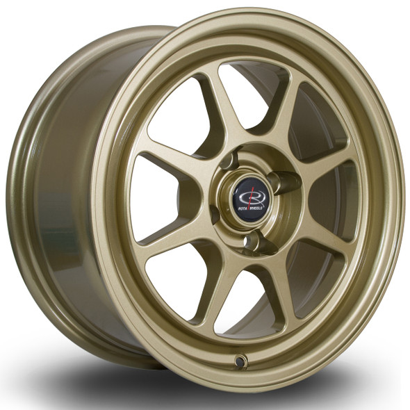 Rota Spec8 15x7 ET35 4x100 Gold (HUNT7015C1P35PCPG0671) www.srbpower.com