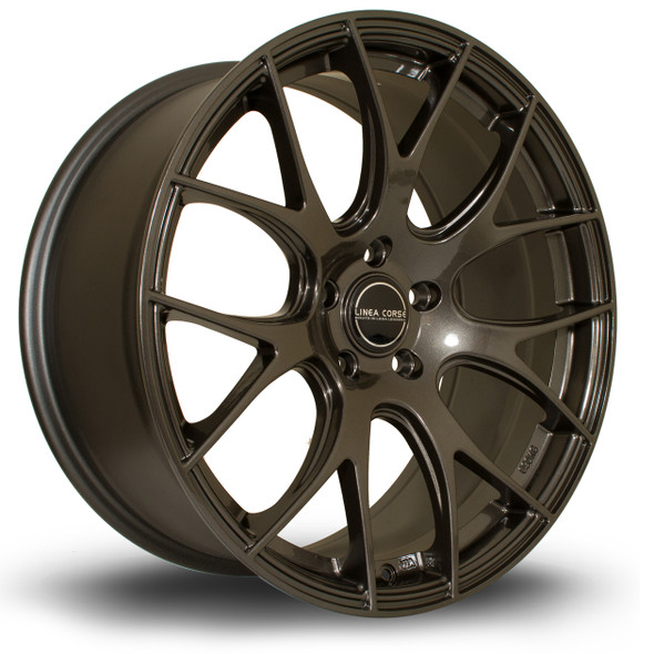 Linea Corse LC818 19x8.5 ET45 5x112 Gunmetal (L81F8519E1P45PCGM0730) www.srbpower.com