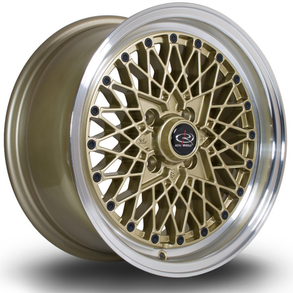 Rota OSMesh 15x7 ET30 4x100 RLGold (OSME7015C1P30RLPG0671) www.srbpower.com