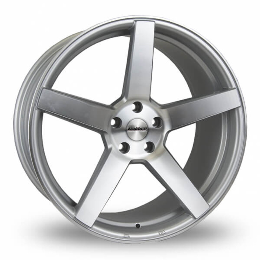 Calibre CC-Q 20x9.5 ET42 72.6mm 5x120 Silver / Polished Face