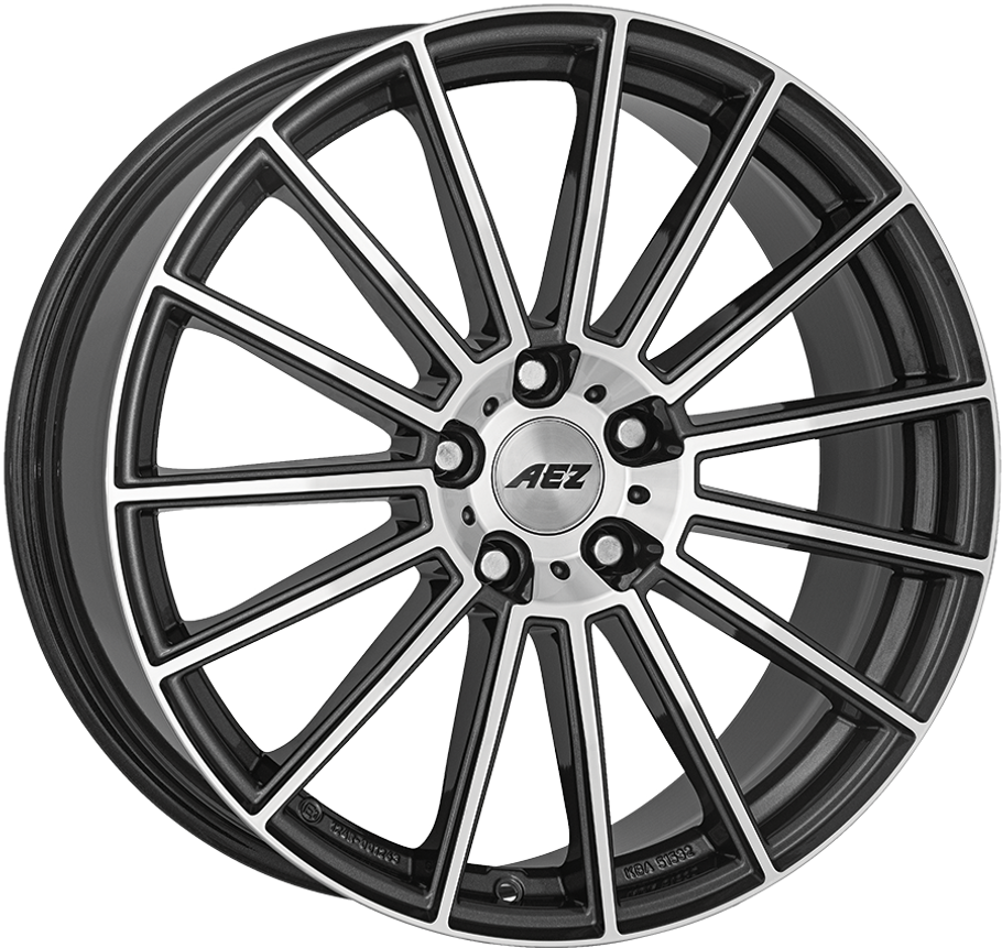 AEZ Steam 18x8.5 ET32 66.6mm 5x112 Gunmetal / Polished