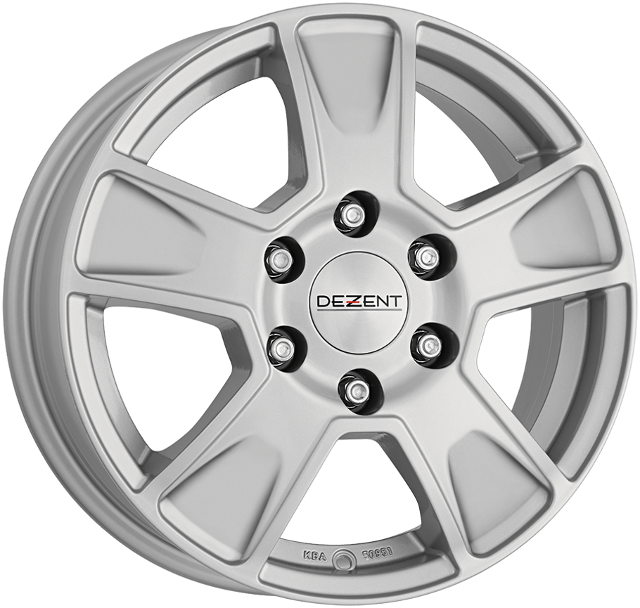 Dezent Van 16x6.5 ET50 66.1mm 5x114.3 Silver www.srbpower.com