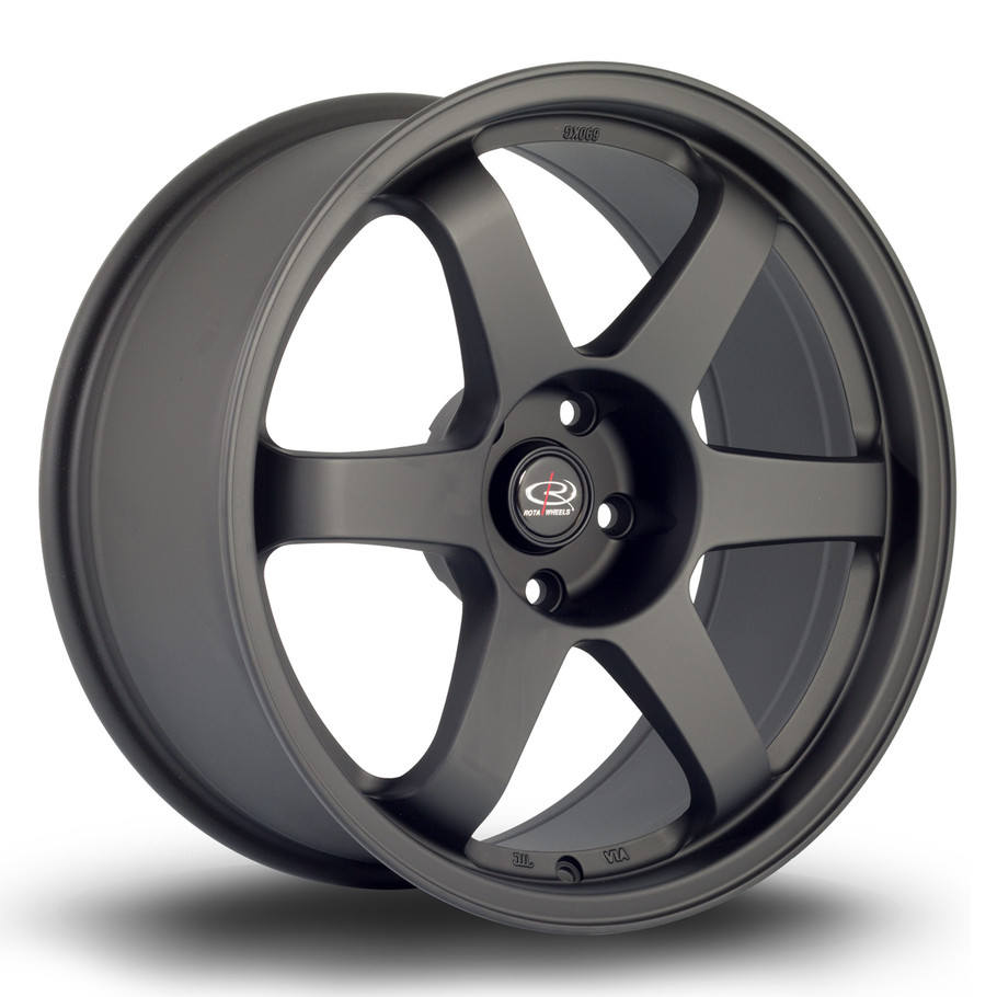 Rota Grid 18x8.5 ET20 5x114.3 Flat Black (IKF18518D1P20PCFB20730) www.srbpower.com