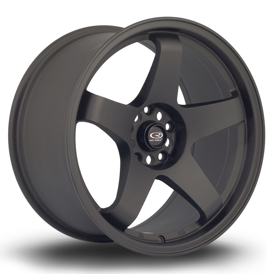 Rota GTR 18x9.5 ET30 5x114.3 Flat Black (P45R9518D1P30PCFB20730) www.srbpower.com