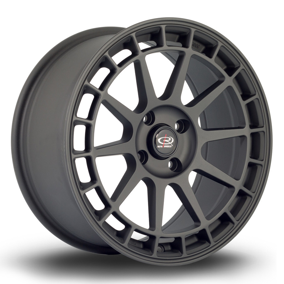 Rota Recce 17x8 ET42 5x100 Flat Black (REC18017O1P42PCFB20730) www.srbpower.com