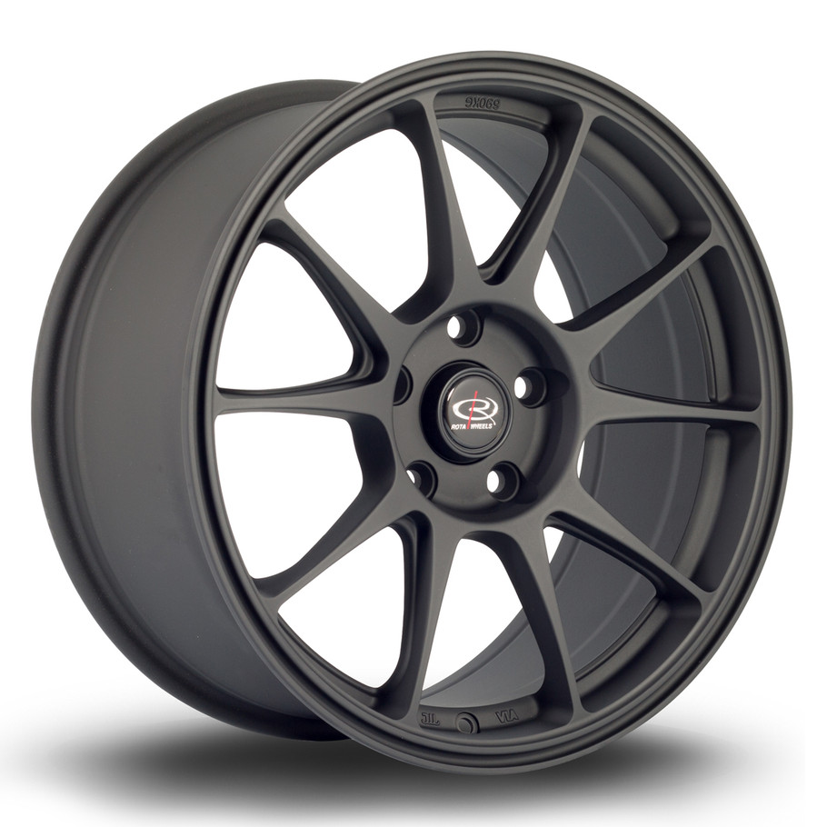 Rota Titan 17x8 ET42 5x100 Flat Black (TITA8017O1P42PCFB20730) www.srbpower.com