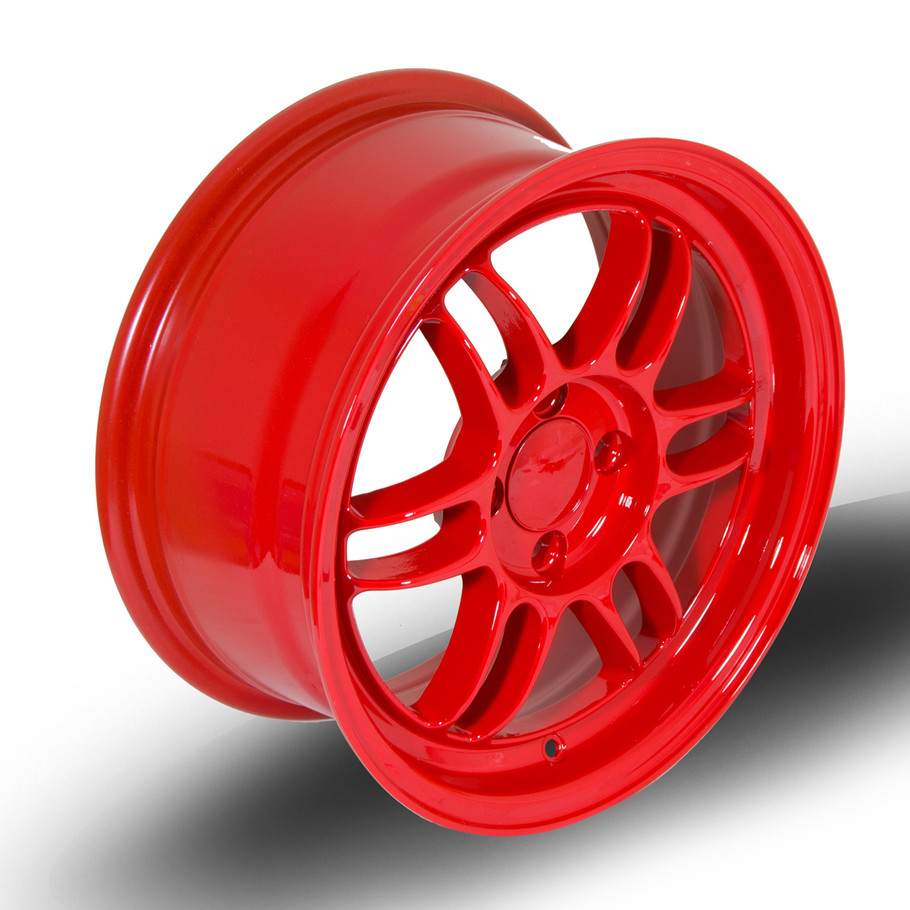 356 Wheels TFS3 15x7 ET38 4x100 Red (TFS37015C1P38PCCR0671) www.srbpower.com