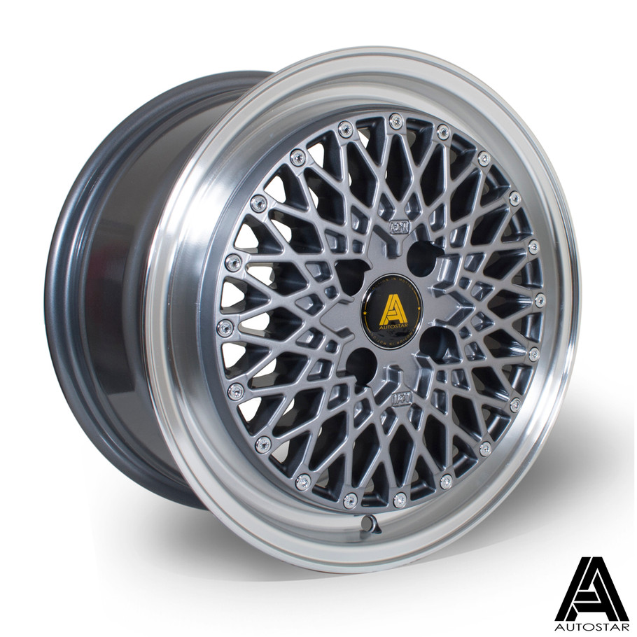 Autostar Minus 15x7.5 ET25 4x100 RLGunmetal (AS-MINU7515C1P25RLGM0671) www.srbpower.com