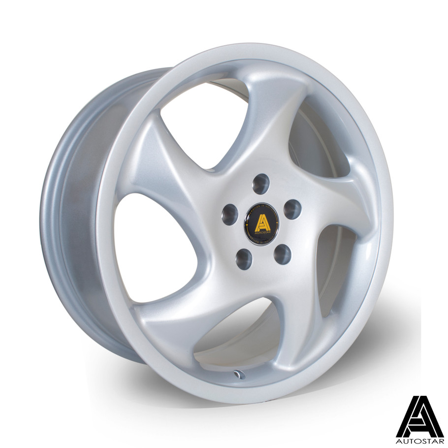 Autostar Twist 18x8 ET45 5x112 Silver (AS-TWIS8018E1P45PCPS0731) www.srbpower.com