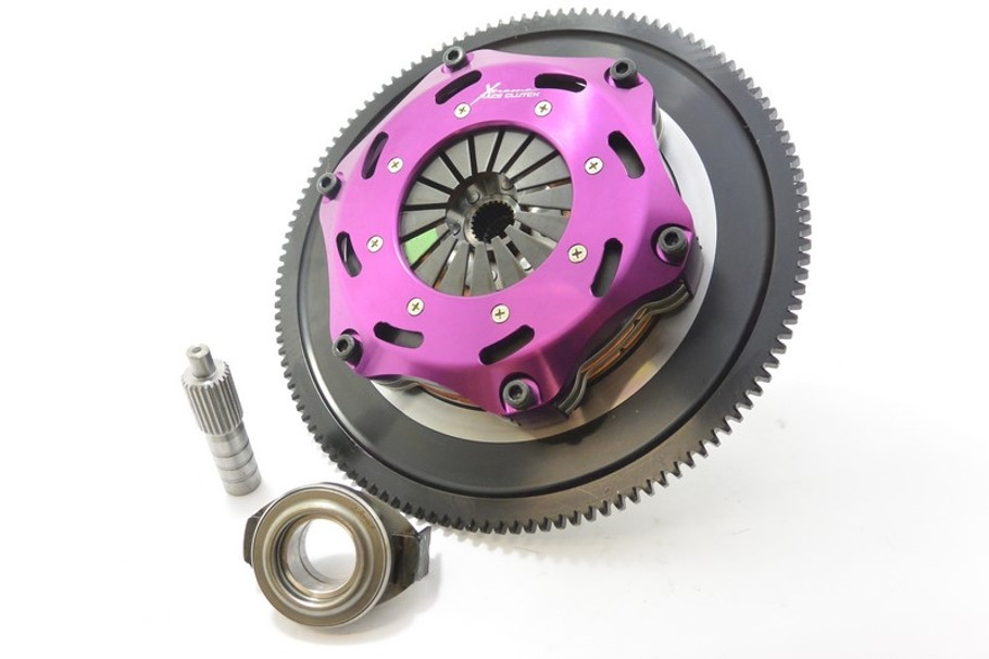 Xtreme 184mm Rigid Ceramic Twin Plate Clutch Kit Incl Flywheel Subaru Impreza (KSU18526-2E) www.srbpower.com