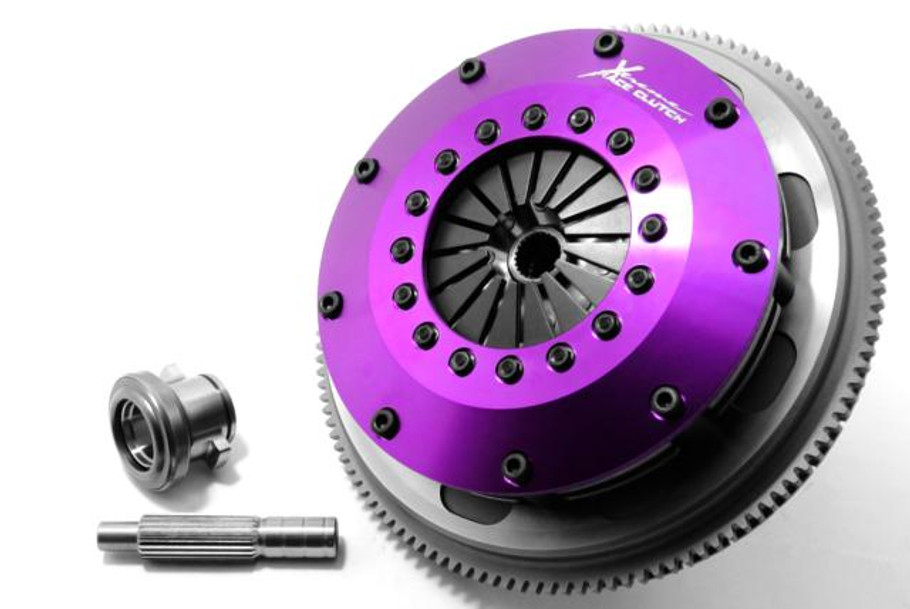 Xtreme 200mm Rigid Ceramic Twin Plate Clutch Kit Incl Flywheel Nissan 350Z (KNI20523-2E) www.srbpower.com