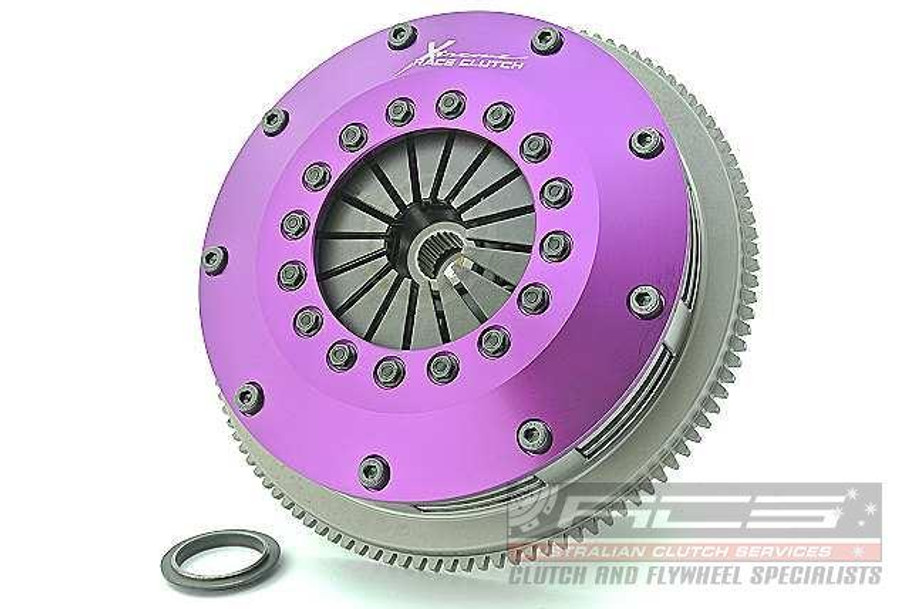 Xtreme 200mm Sprung Ceramic Twin Plate Clutch Kit Incl Flywheel Mazda MX5  (KMZ20525-2B) www.srbpower.com