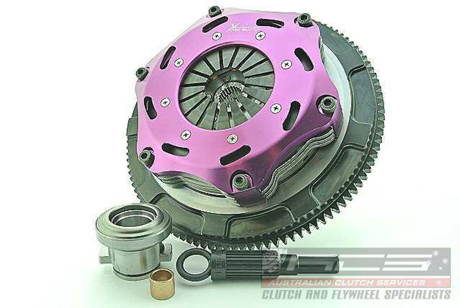 Xtreme 184mm Rigid Ceramic Triplate Plate Clutch Kit Incl Flywheel Nissan Silvia (KNI18521-3E) www.srbpower.com