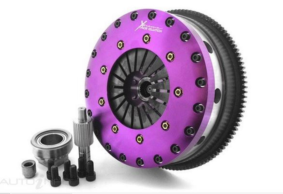 Xtreme 230mm Rigid Ceramic Twin Plate Clutch Kit Incl Flywheel BMW 135i, 335i (KBM23594-2E) www.srbpower.com