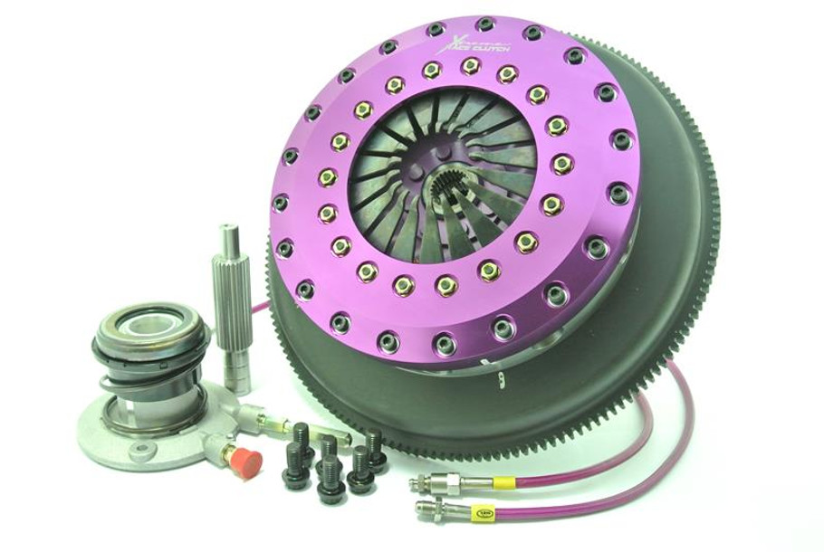 Xtreme 230mm Rigid Ceramic Twin Plate Clutch Kit Incl Flywheel & CSC Vauxhual Monaro (KGM23632-2E) www.srbpower.com