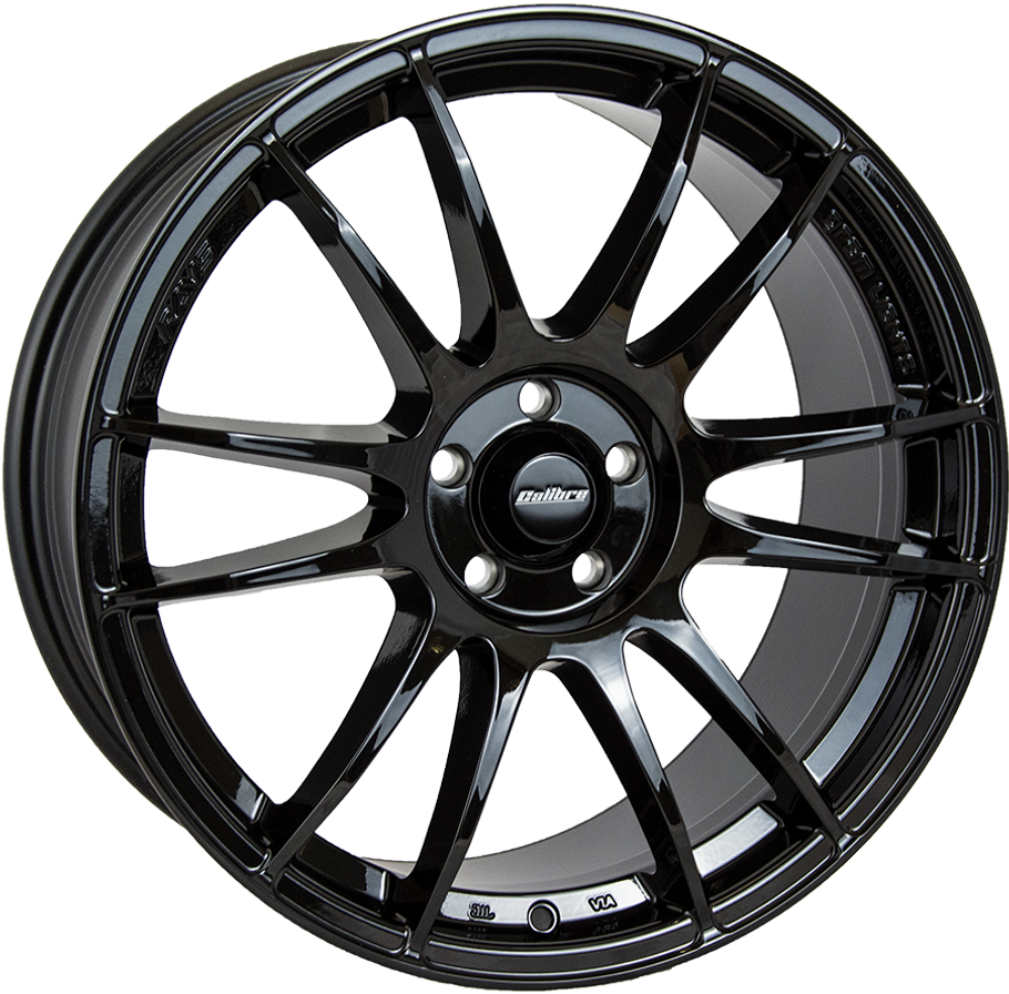 Calibre Suzuka 17x7.5 ET35 4x108 Black www.srbpowerr.com