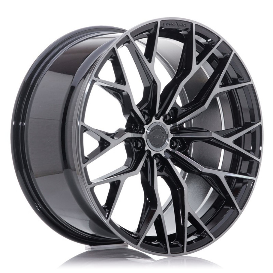 Concaver CVR1 20x10.5 ET15-45 CUSTOM PCD Double Tinted Black www.srbpower.com