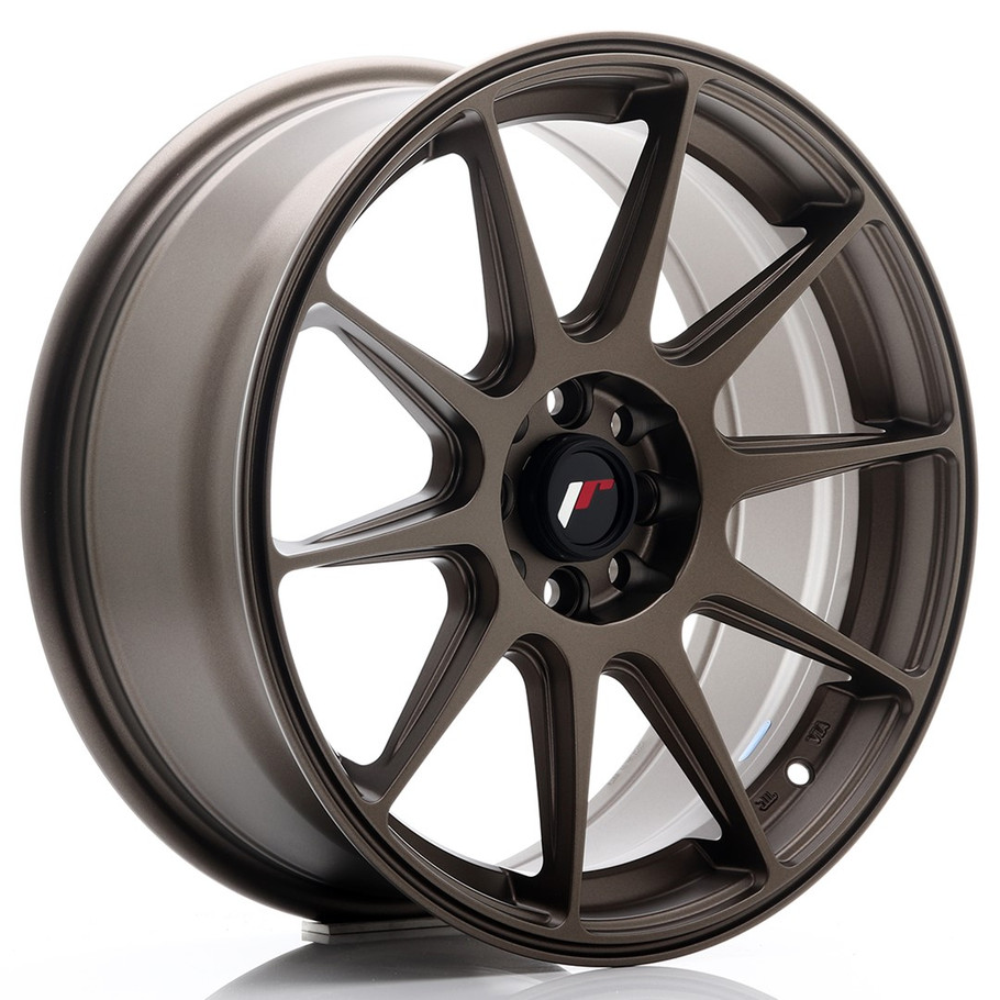 JR Wheels JR11 17x7.25 ET35 4x100/1143 Matt Bronze www.srbpower.com