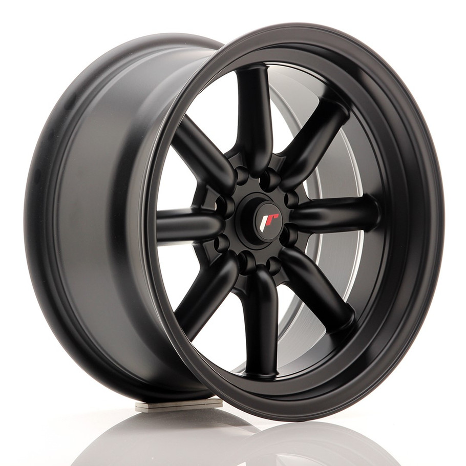 JR Wheels JR19 16x8 ET0 4x100/114 Matt Black www.srbpower.com