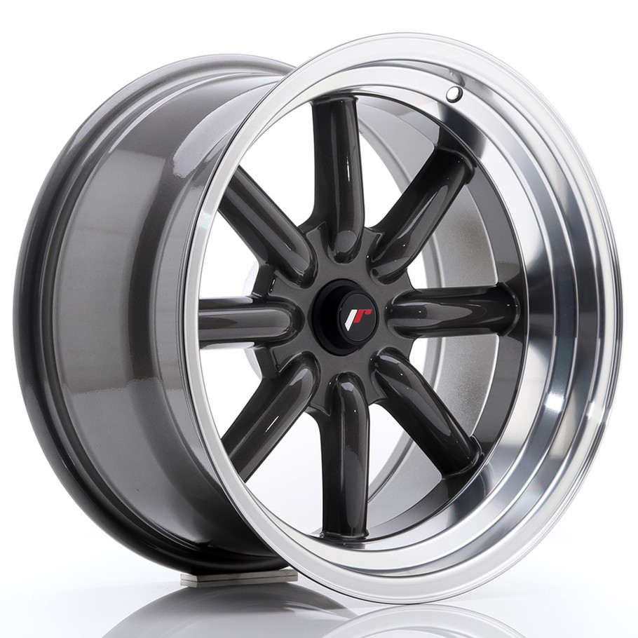 JR Wheels JR19 17x9 ET-25-(-10) CUSTOM PCD Gun Metal w/Machined Lip www.srbpower.com