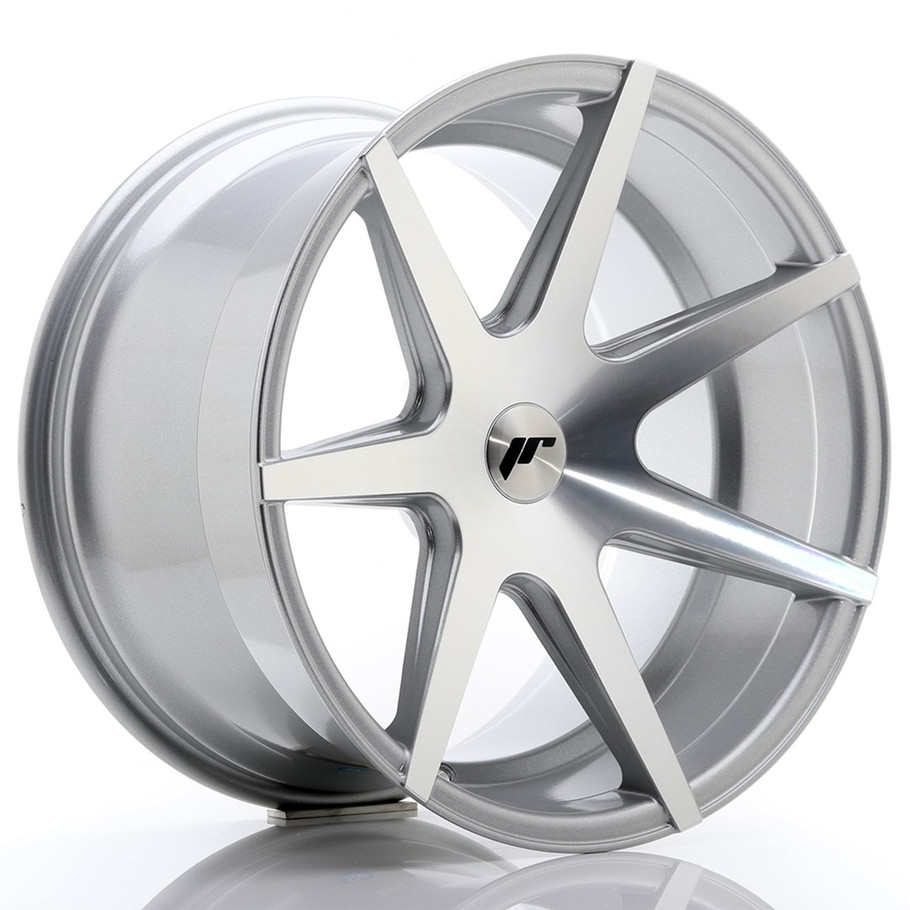 JR Wheels JR20 19x11 ET25-40 5H CUSTOM PCD Silver Machined Face www.srbpower.com